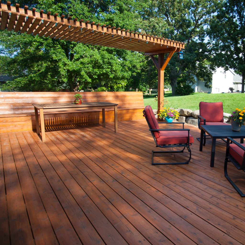 Patio Decking Replaced in Birchwood